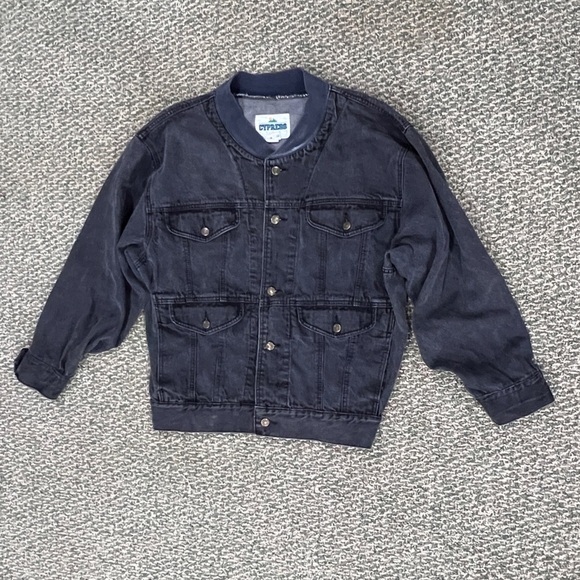 Cypress Creek Gray Denim Jacket Size Large Men’s - Picture 1 of 4